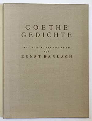 Seller image for Gedichte. Mit Steinzeichnungen von Ernst Barlach. Faksimiledruck der Originalausgabe Berlin, Cassirer, 1924. for sale by Antiquariat Berghammer