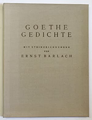 Imagen del vendedor de Gedichte. Mit Steinzeichnungen von Ernst Barlach. Faksimiledruck der Originalausgabe Berlin, Cassirer, 1924. a la venta por Antiquariat Berghammer