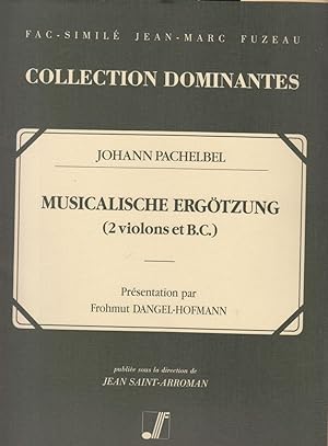 Musicalische Ergotzung for Two Violins and Basso continuo - Set of Parts