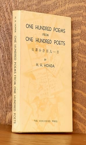 Imagen del vendedor de ONE HUNDRED POEMS FROM ONE HUNDRED POETS a la venta por Andre Strong Bookseller