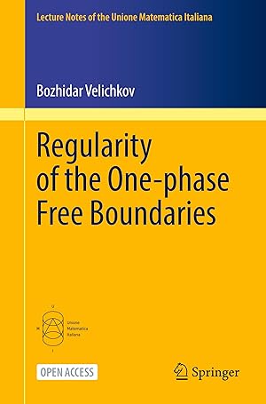 Bild des Verkufers fr Regularity of the One-phase Free Boundaries zum Verkauf von moluna
