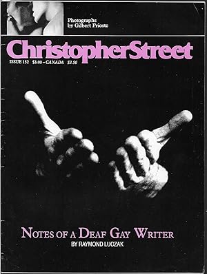 Christopher Street: issue #152 , Nov, 1990: vol 13 no 8