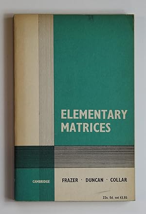 Elementary matrices and some applications to dynamics and differential equations