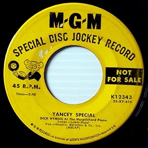 Seller image for Blue Danube Bounce / Yancey Special [7" 45 rpm Promo] for sale by Kayleighbug Books, IOBA