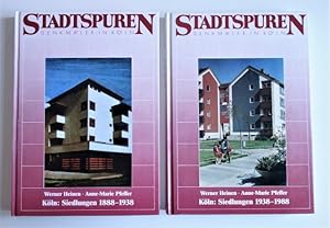 Immagine del venditore per Kln: Siedlungen 1888-1938 / 1938-1988. Band 1 und 2. (Stadtspuren: Denkmler in Kln, 10, I und II). venduto da Querschnitt Antiquariat