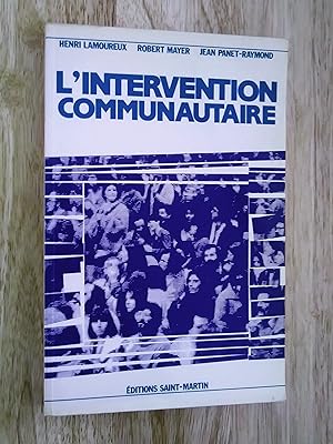 Immagine del venditore per L'intervention communautaire venduto da Livresse