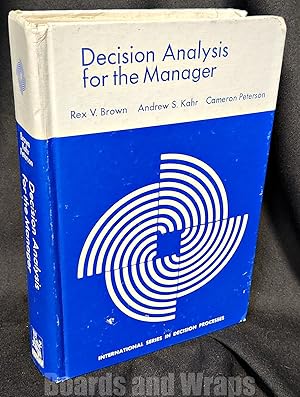 Imagen del vendedor de Decision Analysis for the Manager a la venta por Boards & Wraps