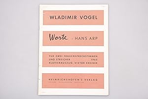 Image du vendeur pour WORTE - HANS ARP. mis en vente par INFINIBU KG