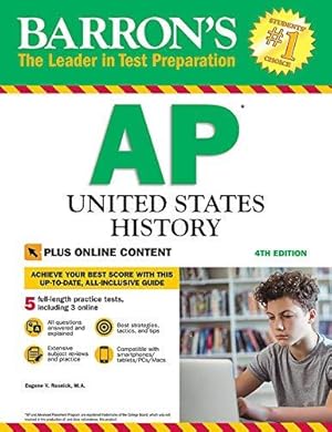 Bild des Verkufers fr AP United States History (Barron's AP United States History): With Online Tests (Barron's Test Prep) zum Verkauf von WeBuyBooks