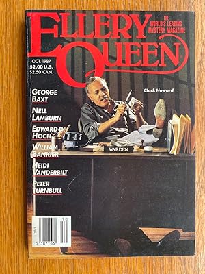 Imagen del vendedor de Ellery Queen Mystery Magazine October 1987 a la venta por Scene of the Crime, ABAC, IOBA