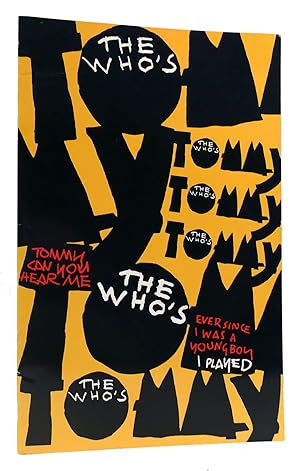 Seller image for THE WHO'S TOMMY: A NEW MUSICAL for sale by Rare Book Cellar