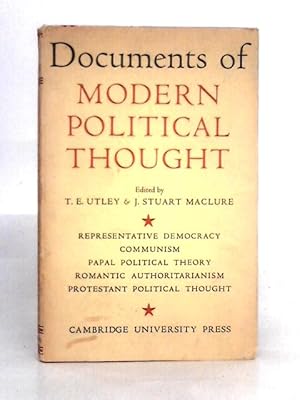 Bild des Verkufers fr Documents of Modern Political Thought zum Verkauf von World of Rare Books