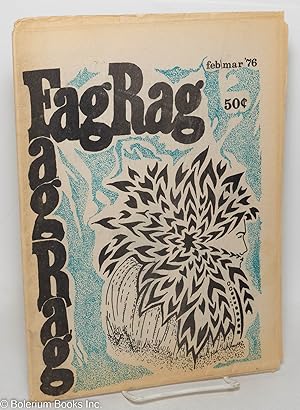 Bild des Verkufers fr Fag Rag #15 FebMar 1976 zum Verkauf von Bolerium Books Inc.