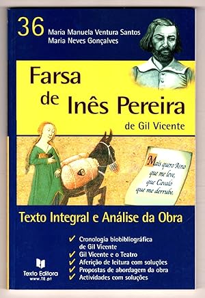 Bild des Verkufers fr Farsa de Ines Pereira: Texto Integral e Analise da Obra (36) zum Verkauf von Lake Country Books and More