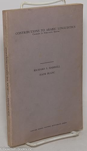 A Linguistic Analysis of Egyptian Radio Arabic [by] Richard S. Harrell -[with]- Stylistic Variati...