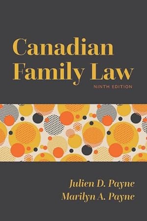 Bild des Verkufers fr Canadian Family Law (Paperback) zum Verkauf von CitiRetail