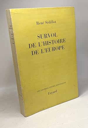 Bild des Verkufers fr Survol de l'Histoire de l'Europe zum Verkauf von crealivres