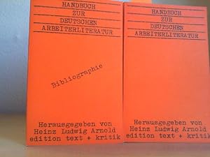 Seller image for Handbuch zur deutschen Arbeiterliteratur/ Bibliographie. 2 BNDE. Heinz Ludwig Arnold (Hg.) for sale by Antiquariat im Schloss