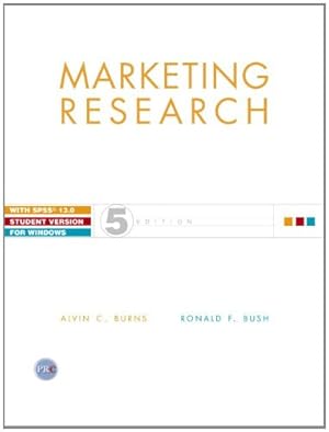 Bild des Verkufers fr Marketing Research: Online Research Applications & Spss 13.0- Student zum Verkauf von buchlando-buchankauf