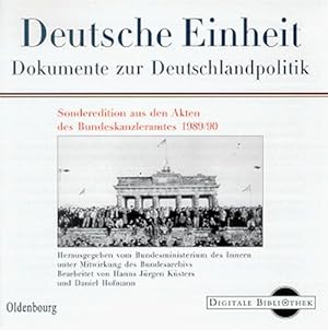 Bild des Verkufers fr Deutsche Einheit. Dokumente zur Deutschlandpolitik. (Digitale Bibliothek; Bd 21) zum Verkauf von buchlando-buchankauf