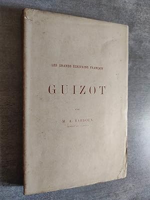 Seller image for Guizot. for sale by Librairie Pique-Puces