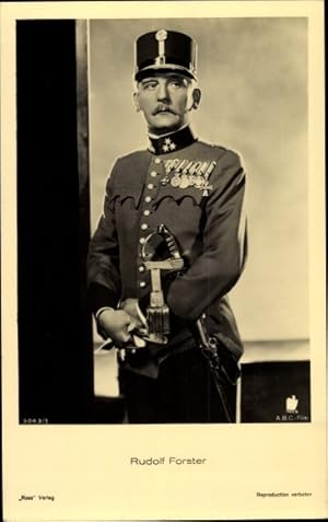 Bild des Verk�ufers f�r Ansichtskarte / Postkarte Schauspieler Rudolf Forster, Portrait in Uniform, Ross Verlag 9043 1 zum Verkauf von akpool.de - akpool GmbH