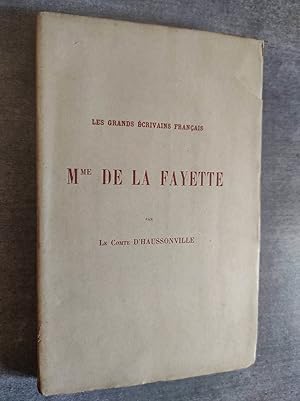 Imagen del vendedor de Mme de la Fayette. a la venta por Librairie Pique-Puces