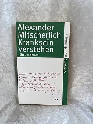 Imagen del vendedor de Kranksein verstehen: Ein Lesebuch (medizinHuman) Ein Lesebuch a la venta por Antiquariat Jochen Mohr -Books and Mohr-
