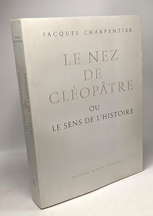 Seller image for Le nez de cloptre ou le sens de l'Histoire for sale by crealivres