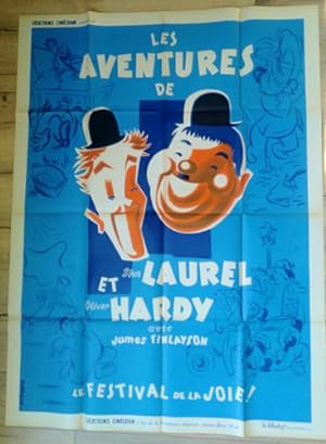 Les Aventures de Laurel et Hardy, J. FINLAYSON, R. SEGUIN, affiche clown