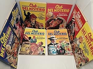 Bild des Verkufers fr PACK 8 Novelas Negras Primeras ediciones en Coleccin CLUB DEL MISTERIO de Bruguera: Cara a Cara / Las Aventuras de Sherlock Holmes / Cosecha Roja / Goldfinger / El Caso Kennel / Un Montn de Huesos / El Tringulo de Oro / El Gran Reloj zum Verkauf von Libros Angulo