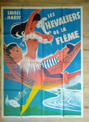 Les CHEVALIERS DE LA FLEME, Laurel et Hardy, BEHLE, affiche