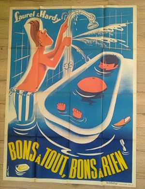 Bons à Tout, Bon à Rien, Laurel et Hardy, BEHLE, Affiche