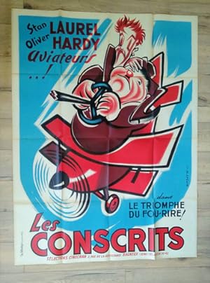 Laurel et Hardy, Aviateurs !, Les Conscrits, Stan Olivier, affiche