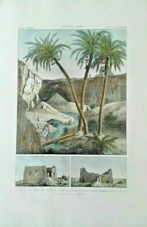Voyage à Meroe Egypte - PETITE OASIS - DEL-ZABOU - EL-QASR - Cailliaud 1823