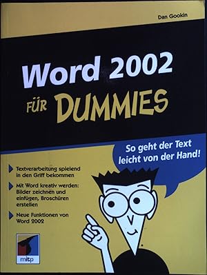 Seller image for Word 2002 fr Dummies. for sale by books4less (Versandantiquariat Petra Gros GmbH & Co. KG)