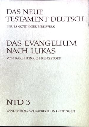 Bild des Verkufers fr Das Evangelium nach Lukas. Das neue Testament deutsch Teilband 3. zum Verkauf von books4less (Versandantiquariat Petra Gros GmbH & Co. KG)