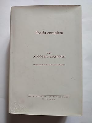 Seller image for Poesia completa for sale by TURCLUB LLIBRES I OBRES