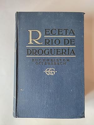 Image du vendeur pour Recetario de droguera mis en vente par TURCLUB LLIBRES I OBRES