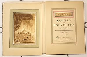 Bild des Verkufers fr Contes et nouvelles en vers. Illustrations Fragonard. Tome I. zum Verkauf von Librairie de l'Escurial