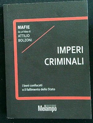 Bild des Verkufers fr Imperi criminali zum Verkauf von Librodifaccia