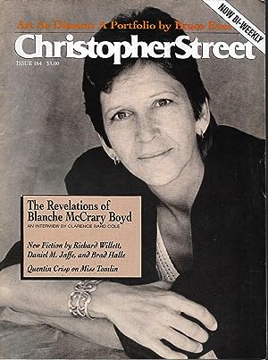 Christopher Street: issue #164 , Oct, 1991: vol 14 no 8