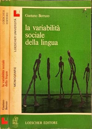 Immagine del venditore per La variabilit sociale della lingua. venduto da Libreria La Fenice di Pietro Freggio