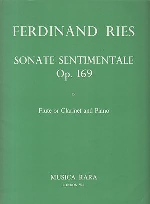 Sonate Sentimentale, Op.169 for Flute or Clarinet and Piano