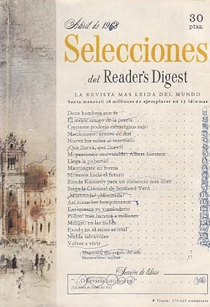 Imagen del vendedor de SELECCIONES DEL READER'S DIGEST. ABRIL 1968 a la venta por Librera Vobiscum