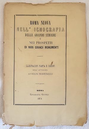 ROMA NUOVA NELL'ICONOGRAFIA DELLE GRANDI STRADE E NEI PROSPETTI DI VARI GRANDI MONUMENTI,