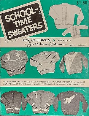 School-Time Sweaters For Children Sizes 2-12, Vol.4, 1954