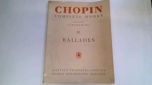 Imagen del vendedor de Ballades for Piano Solo. a la venta por Goldstone Rare Books