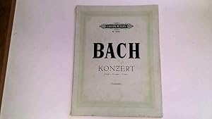 Bild des Verkufers fr Concerto in F minor BWV 1056 for Piano. zum Verkauf von Goldstone Rare Books