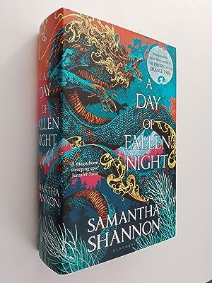 Seller image for SIGNED WATERSTONES EXCLUSIVE* A Day of Fallen Night (Roots of Chaos Book #0, Sequel to The Priory of the Orange Tree) for sale by Books & Bobs